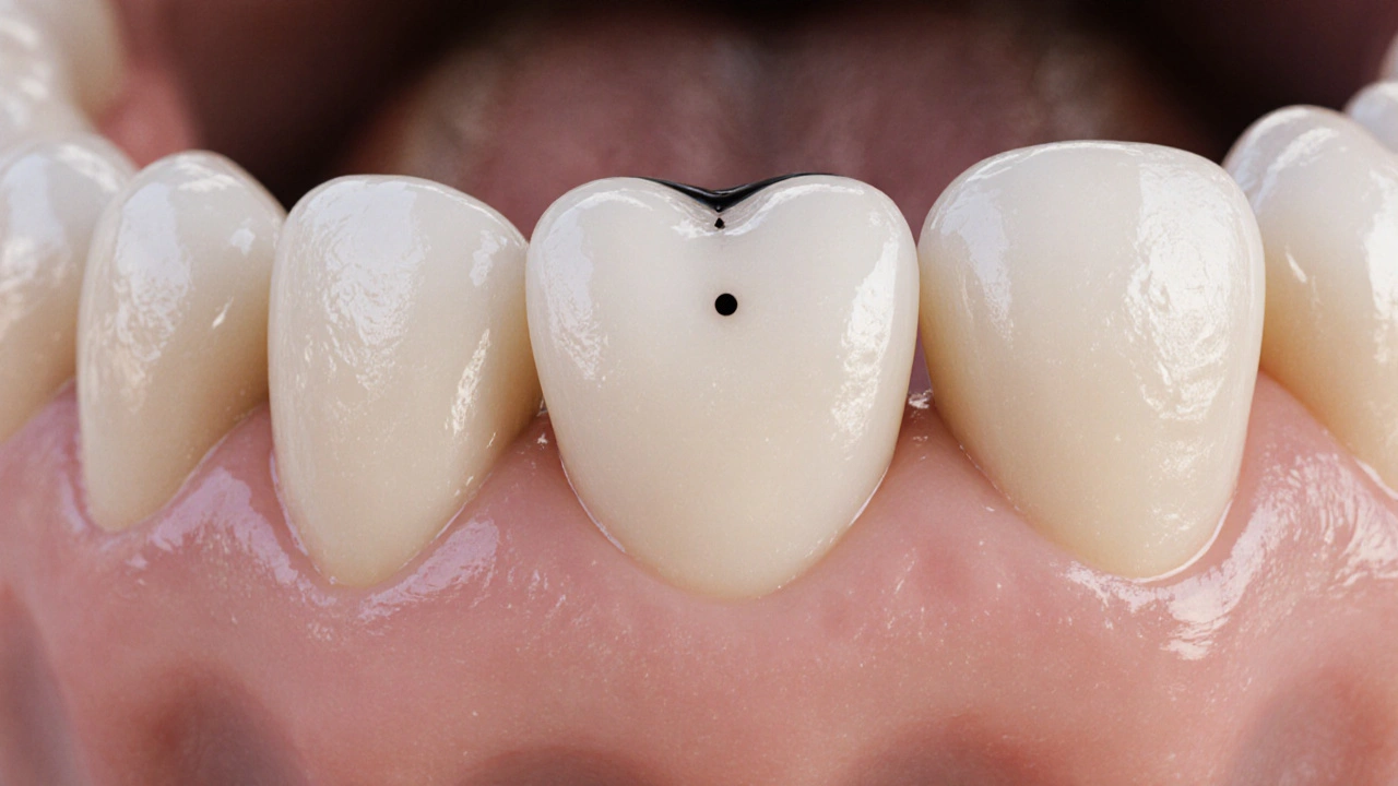 Co je černá tečka na zubech a co s ní dělat?