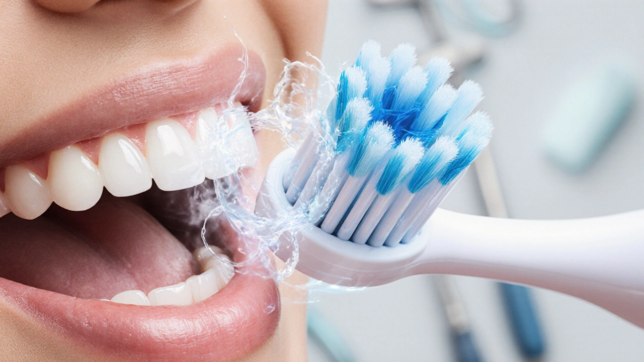 Co je sonický kartáček a proč je lepší než běžný zubní kartáček?