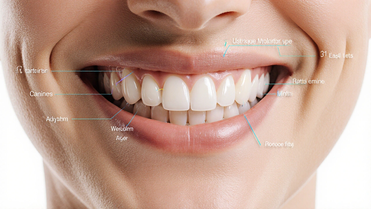 Názvy jednotlivých zubů: Jak se orientovat v ústní dutině