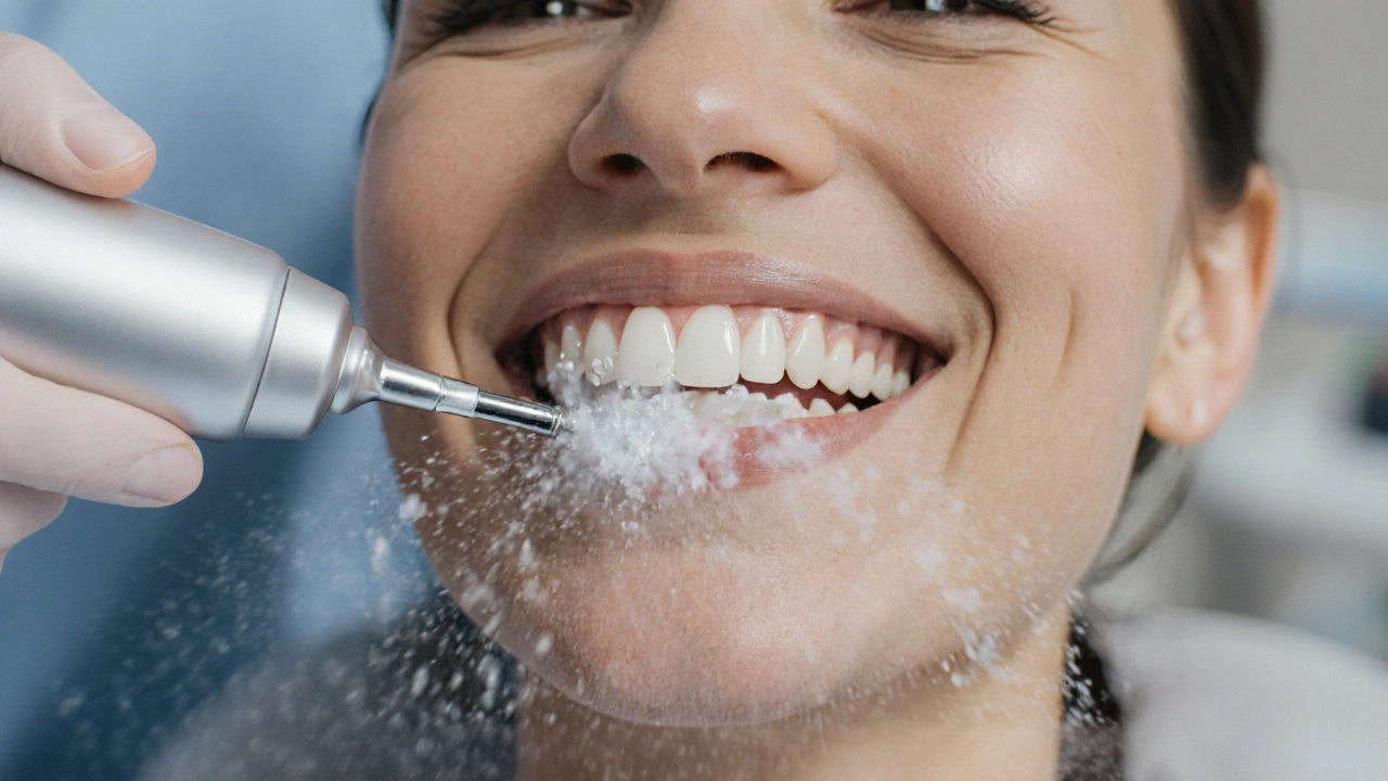 Pískování zubů: Co to je, když se to vyplatí a co o něm skutečně víte