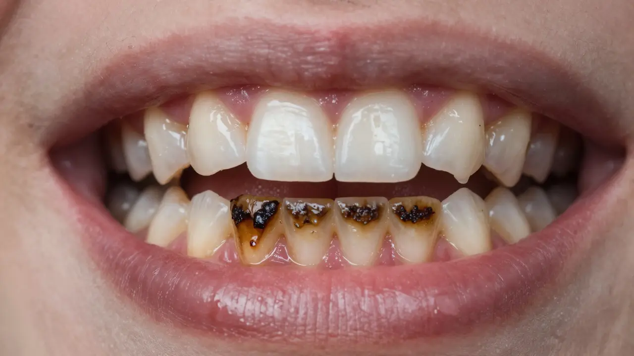Jak se tvoří černý zubní kámen a co s ním dělat?