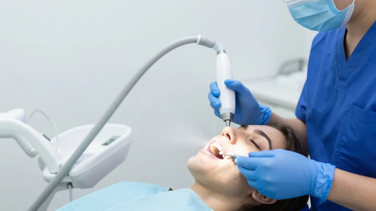 Jak vypadá dentalní hygiena? Vše, co potřebujete vědět o pískování zubů a denní péči