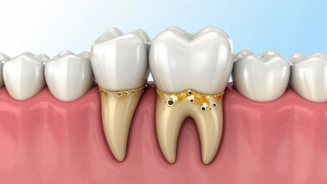 Zubní kámen pod dásní: Jak ho odstranit a proč není možné ho vyčistit doma