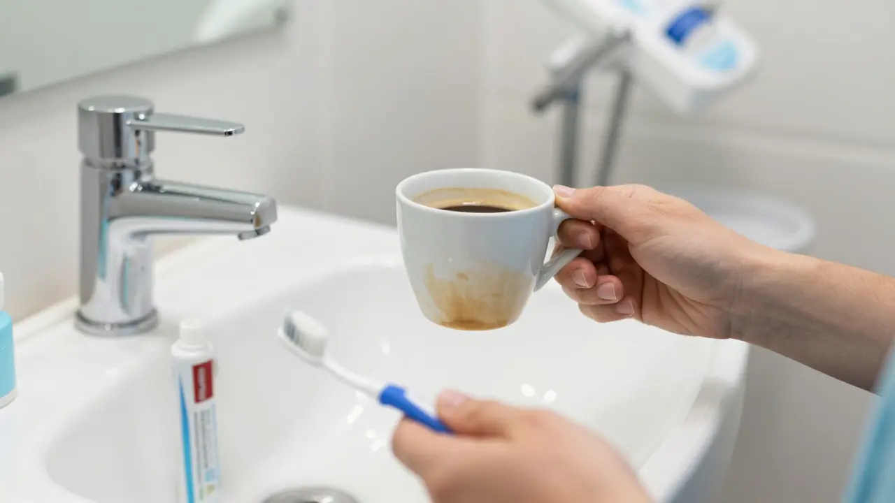 Káva a ústní hygiena jako faktory ovlivňující životnost bílé plomby.